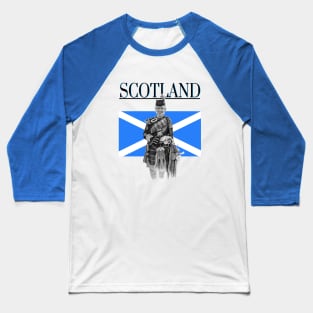 Scottish Bagpiper Baseball T-Shirt